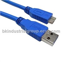 USB 3.0 cable, USB Cable,USB 3.0 A (male) to Micro B (male) 48/24AWG Cable - (Gold Plated) Extension