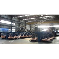 Upward continuous casting system for oxgen-free copper rod