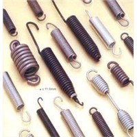 Yellow zinc plated Spring Steel wire forming Extension spring