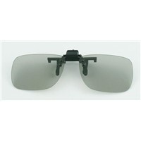 Clip-On Circular Polarized 3D Glasses