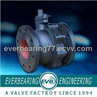 ductile iron 2pc ball valve