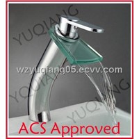 Glass Waterfall Tap - CE &amp; ACS Approved