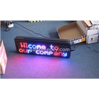 p10 high definition tricolor led message moving sign
