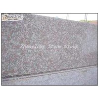 peach red granite slabs