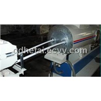 pvc double pipe extrusion machine production line
