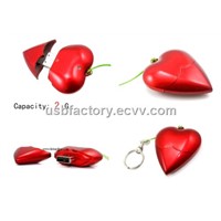 red heart usb gift