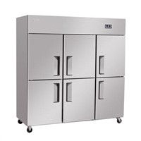 six door commercial refrigeration equipment