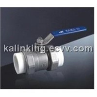 stainless steel PPR connect end ball valves