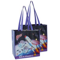 Laminated pp woven bag for promotion