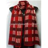 Men wool jacquard knitted scarves