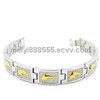 NEW Stainless Steel Magnetic Gold & Silver Dolphine Magnetic Bracelet