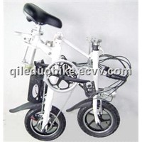 12" electric folding bicycle with single speed