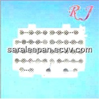 EMI Plating Rubber Glue Dome Array