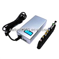 Hot-sale 90W universal laptop ac adapter with LCD and 5V 2A USB charge for Iphone&Ipad products