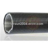 PVC stretch hose with steel wire helix
