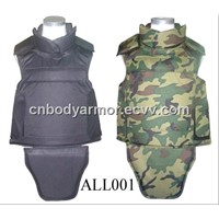 WS FZ-958 Kevlar Full Protection Bulletproof Vest, NIJ IIIA body armor
