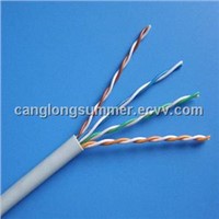100 ohm Solid PE Broadband  twisted pair Lan Cable CAT5E