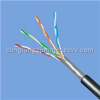 100 ohm Solid PE Broadband  twisted pair Lan Cable CAT5E( UTP/STP/FTP)