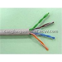 100 ohm Solid PE Broadband  twisted pair Lan Cable CAT6