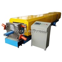 108*70(134*92,125*85)Rectangle color steel spout pipe roll forming machine