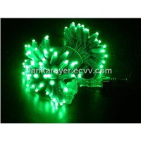 10M/100L Green contact injection string light