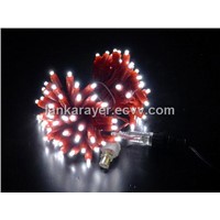 10M/100L White contact injection string light
