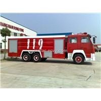 12000L Howo Water Foam Tank Fire Fighting Truck