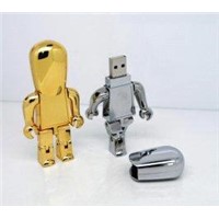 1gb to 32gb customized metal mini robet usb flash drive, various color metal usb pen drive gift