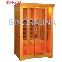 2P Infrared Wood Sauna Room