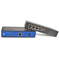 4-Port RS-232/485/422 to Ethernet Serial Server