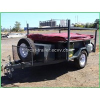 7x4ft Heavy Duty off Road Powder Coated Steel Camper Trailer  RC-CPT-03