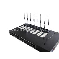 8-port GSM Fixed Wireless Terminal with 32 SIMS, Supports SIM, IMEI and Base Station Rotate