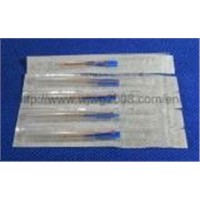 Acupuncture Needle with Copper Handle with Plastic Tubes