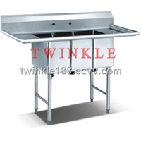 American Style Practical Triple Sink Bench (HSB-612TA)