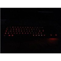 Backlit illuminated computer metal keyboad with trackball PS/2 or USB