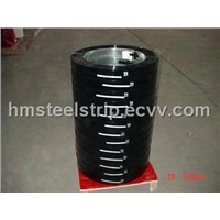 Black Painted Steel strapping, Steel Packing strip
