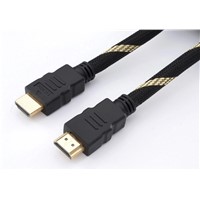 Braided HDMI cable assemblies,Supports Resolutions up to 4k x 2k