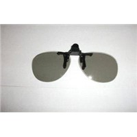 Clip on plastic circular Polarized efficiency: 99.7% 3D TV glasse - PH0004