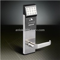Code Access Lock with RF Card/Mechanical Key Open Mode, Suitable for Office/Household