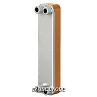 Copper Brazed Flat Plate Heat Exchanger Stainless Steel AISI 316 Cover Plates