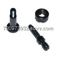 DVD/VCD Screws Nuts, Made of Iron and Steel, with Pot Black Finish