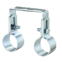 Dopple pipe clamp without EPDM