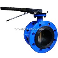 Double Flanged Center Line Butterfly Valve