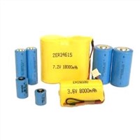 ER22G68 3.6V 0.4Ah Bel Cell Waffer Lithium Thionyl Chloride Battery