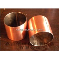 Embedded with solid lubricating bushing