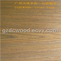 Engineered  wood veneer - crown teak veneer