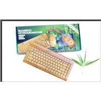 Environmental Green Nature 88 keys bamboo keyboard  factory directly