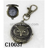 Fashion animal clock keychain