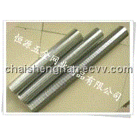 Galvanized wedge wire johnson screen and V-wire-wrapped pipe screen