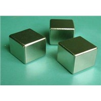 Glod Neodymium Iron Boron Permanent Magnet Block N42